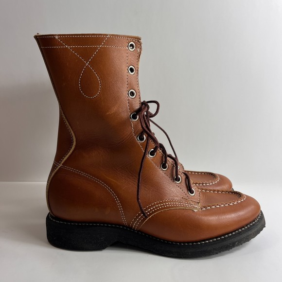 Chippewa Women's Vintage Leather Lace Up Work Winter Boots Sz 6 C - Picture 3 of 10